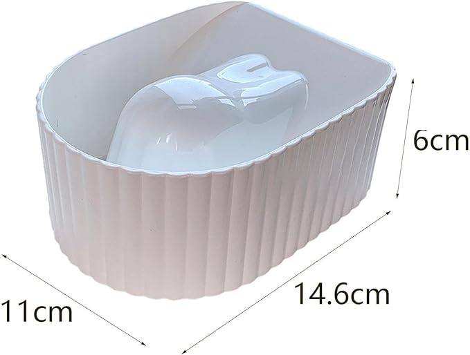 Generic Nail Soaking Bowl Nail Manicure Bowl Portable Nail Softening Bowl Nail Art Tool for Supplies Household Home Girlfriends Women, White