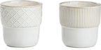 Espresso Cups Set of 2, 4oz Espresso Shot Cups, Mini Coffee Mugs Farmhouse Decor by MIKIGEY