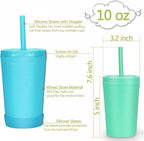 Homestockplus 10 Oz Wheat Straw Reusable Cups - Image 2