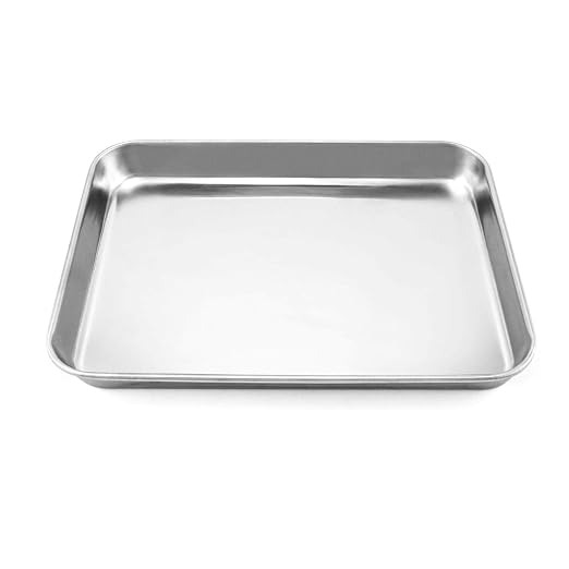 QWORK QWORK Stainless Steel Instrument Tray, Utility Tray Tool Organizer Trays by QWORK