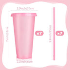 Hooqict 7 Pack Reusable Cups - Image 2