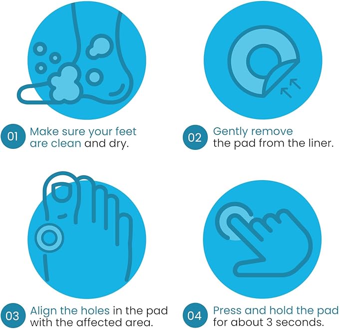 Corn Cushions for Toes and Feet - Callus Cushions to Protect Sore Spots with Foam Padding - Self-Stick Adhesive Pads - Relief Pain, Pressure and Friction from Shoes (Multi-Size, 90 Count)