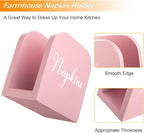 ALELION Pink Napkin Holder for Table - Image 6