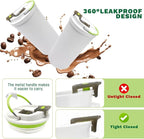 SPLMIFA Travel coffee mugs leak-proof, reusable coffee cup - Image 5