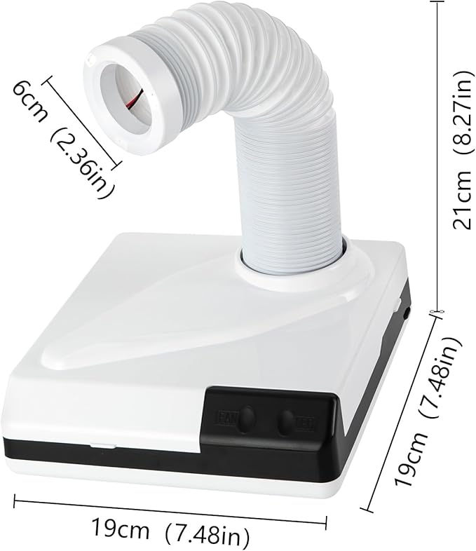 Countertop Vacuum Cleaner Dust Collector, Nail Art Manicure Dentist's Dust Clean Tool, Dust Collector Fan Vacuum Cleaner