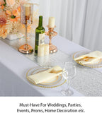 ShinyBeauty Wedding Decor Sequin Elegant Tassel Table Runner - Image 4