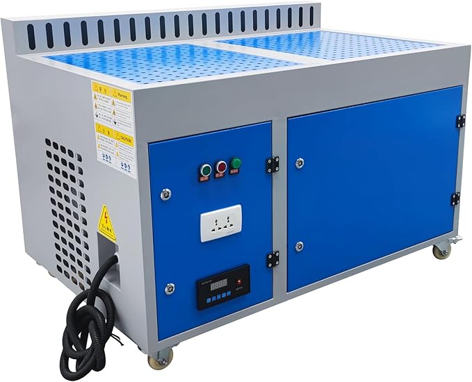 Metal Working Downdraft Table Dust Collector Vacuum Welding Multi-stage Purification Dust Collector for Grinding Polishing Dusting Welding 31.5''*47.2'' 220V