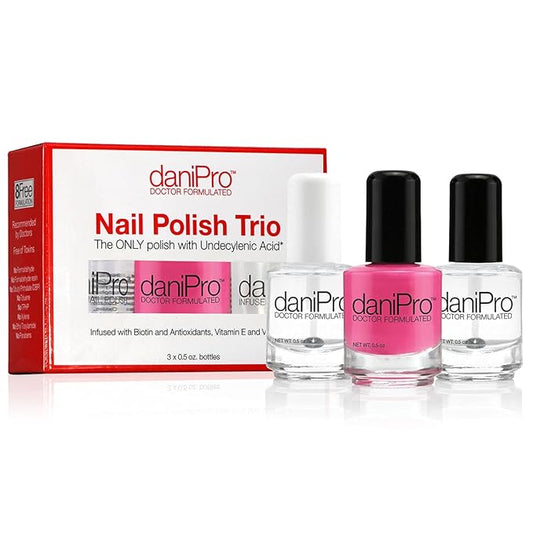 daniPro Doctor Formulated Nail Polish - Pure Pink Trio