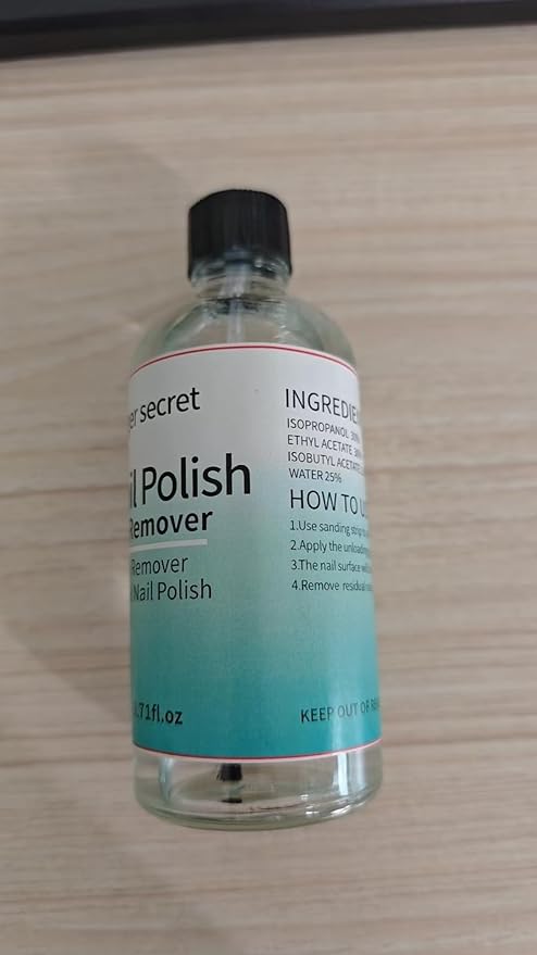 Finger Secret Nail Polish Gel Remover Kit - Quick、Magic and convenient for Gel Nails remove.110ml,Professional Nail Remover Product for Salon & Home Use.Easy to operate 3.7fl.oz