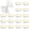 KPOSIYA Pearl Napkin Rings by KPOSIYA