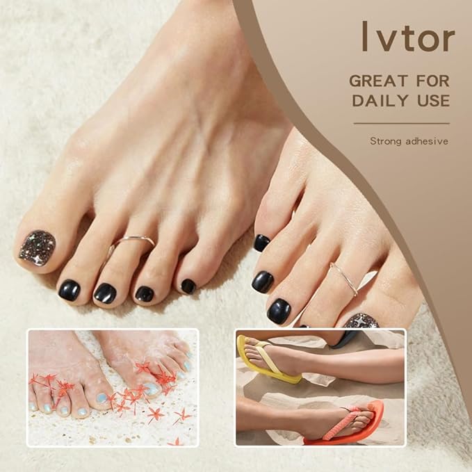 Invisible Adhesive Tabs, Waterproof Nail Sticker, Jelly Double-Sided Adhesive for Press On Nails, 10 Sheets 240PCS Nail Glue for Toenail