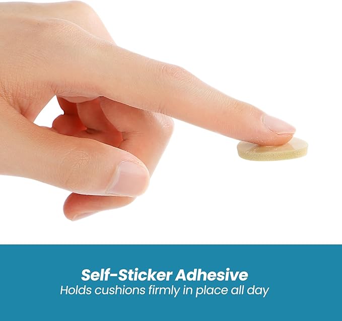 Corn Cushions for Toes and Feet - Callus Cushions to Protect Sore Spots with Foam Padding - Self-Stick Adhesive Pads - Relief Pain, Pressure and Friction from Shoes (Multi-Size, 45 Count)