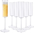 Ciaell 24 Pack Plastic Champagne Flutes by Ciaell