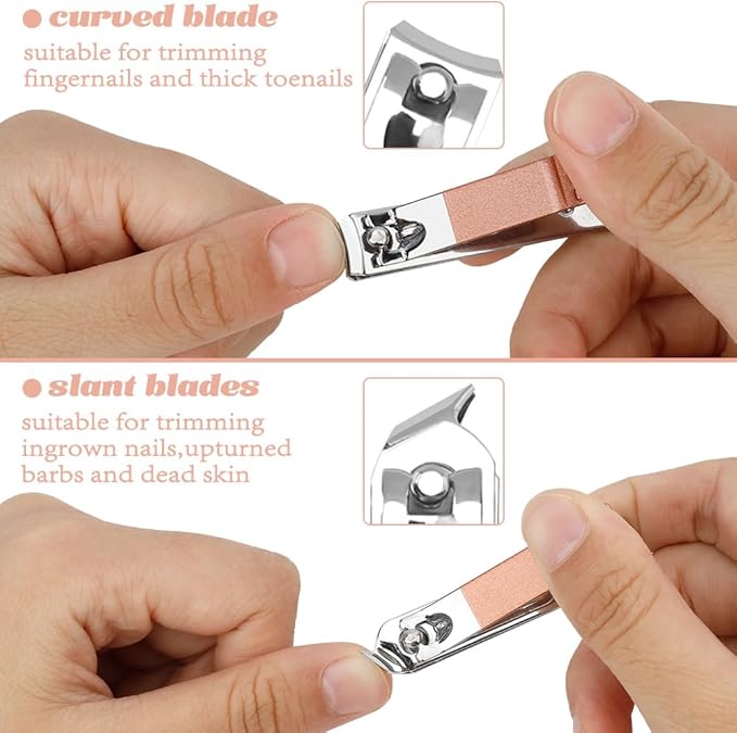 Nail Clipper Set,Stocking Stuffers for Adults,Manicure Kit,Nail Clippers for Men Women,Christmas Gifts for Men Women,Christmas Stocking Stuffers,Toenail Clippers,Cuticle Trimmer,Nail Kit 16 in 1