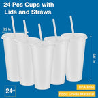 Amyhill 24 Pcs Reusable Cups - Image 2