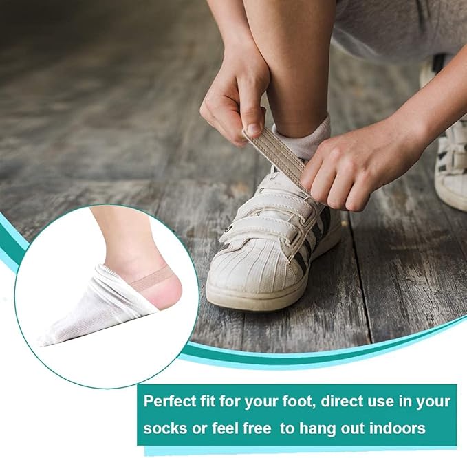 Tailor Bunion Corrector, Bunion Pads for Pinky Relief, Tailors Bunion Splint for Toe Straightener, Little Toe Separator, Overlapping, Soft Silicone Gel Bunions Pad With Anti-Slip (L)