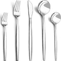 40-Piece Silverware Set for 8, CEKEE Stainless Steel Flatware Cutlery Set by CEKEEBakingEasilyHappily