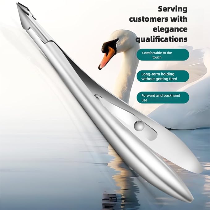 Cuticle Nippers, Professional Accurate Fast Sharp Small Jaw Cuticle Cutters, Nail Cuticle Cutting Pliers, Nail Dead Skin Remover Tool,Stainless Steel Cuticle Trimmer, Silver, Jaw 4mm