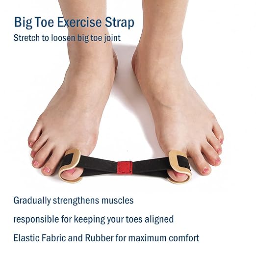 Toe Corrector Separators Bunion Splint 【2025 Updated】 Hallux Valgus Big Toes Corrector Set Bunion Brace Exercise Strap Orthopedic Kit Foot Pain Relief