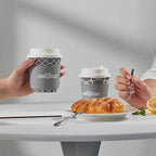JOLLY PARTY 10 oz Paper Coffee Cups, Disposable Coffee Cups - Image 7
