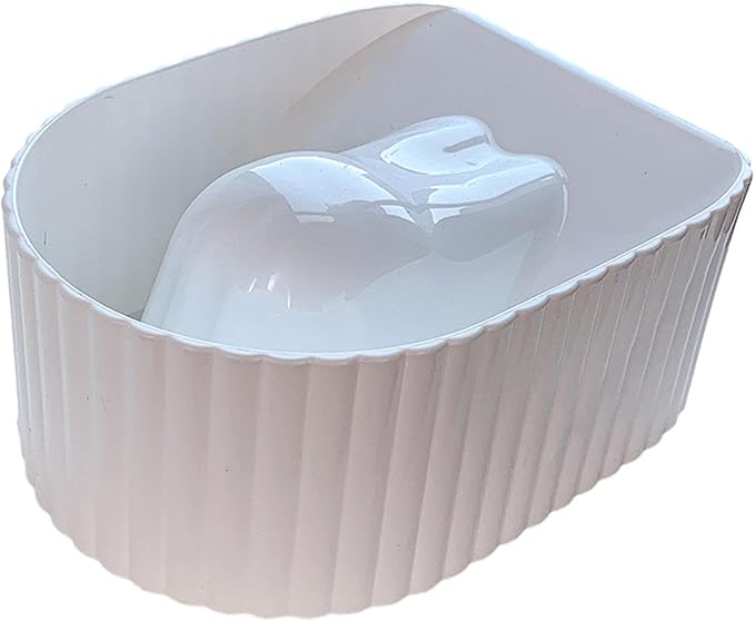 Generic Nail Soaking Bowl Nail Manicure Bowl Portable Nail Softening Bowl Nail Art Tool for Supplies Household Home Girlfriends Women, White