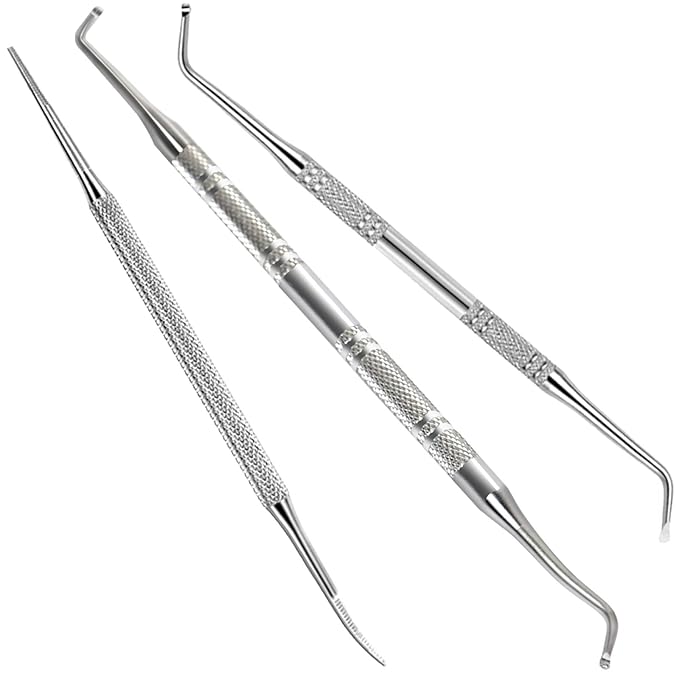 Teenitor Pedicure Tools for Feet, Toenail File and Lifters, Upgraded Professional Surgical Safe Ingrown Toenail Treatment Ingrown Toenail Removal Kit Ingrown Toenail Tool