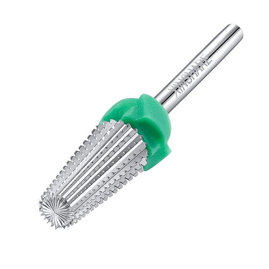 5 in 1 Multi-Function Nail Drill Bit 3/32" Tungsten Carbide Tapered Drill Bits for Nails Professional Fast Removing Acrylic Hard Gels Nail Efile Bit For Electric Nail Drill Machine Coarse(C)