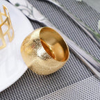 Set of 100 Napkin Rings Metal Gold Circular Napkin Ring, Napkin Rings Bulk - Image 6