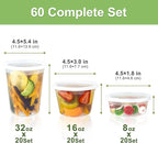 Dipoo 60 Sets Deli Containers - Image 2