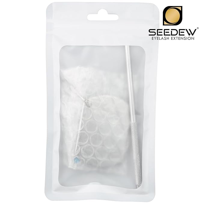 Lash Mirror Square Shape 14CM Handle (Silver) (Simple Packaging)