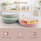 9 Inch 4PCS Divided Plates - Image 3