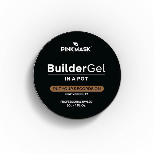 Builder Gel in a Pot 30g Put your records on, Nail Extension/Strengthener in a Jar, Sculpting Gel UV/LED