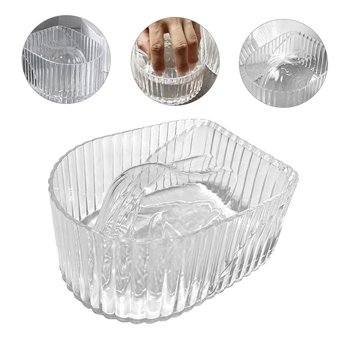 FRCOLOR Glass Nail Soaking Bowl Set 3Pcs for Manicure Nail Polish Remover and Gel Soak off Hand Soaker Bowls for Salon and Home Use 5.78X4.33X7.38 Inches