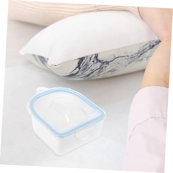 Manicure Soak Bowl Set Durable Hand Soaking Bowls for Nail Art Dead Skin Softening and Home Diy Manicure Blue Nail Care Kit