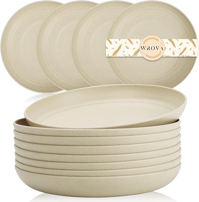 Wheat Straw Plates by WROVA