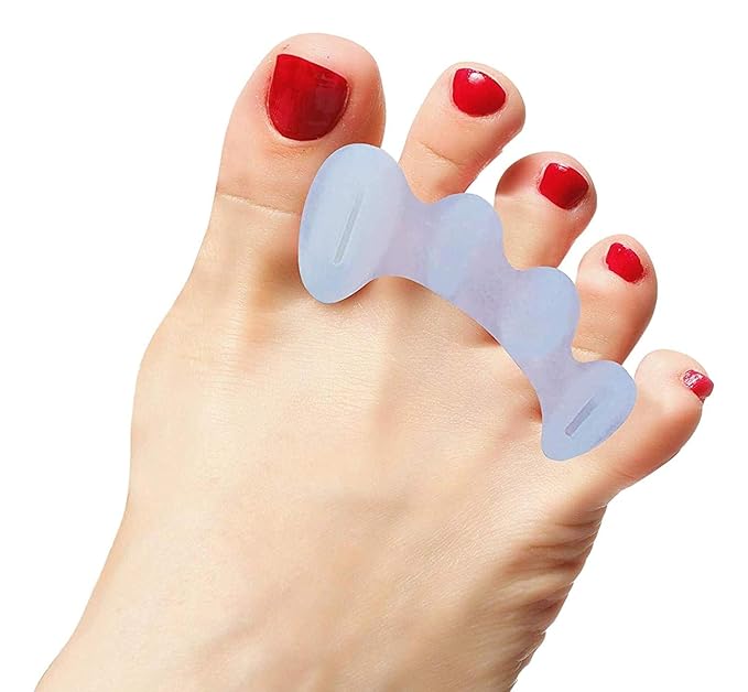 Toe Spacers Firm for Advanced Users - Toe Separators for Alignment, Toe Straightener for Foot Pain Relief, Silicone Bunion Corrector for Women Big Toe, Supports Foot Health