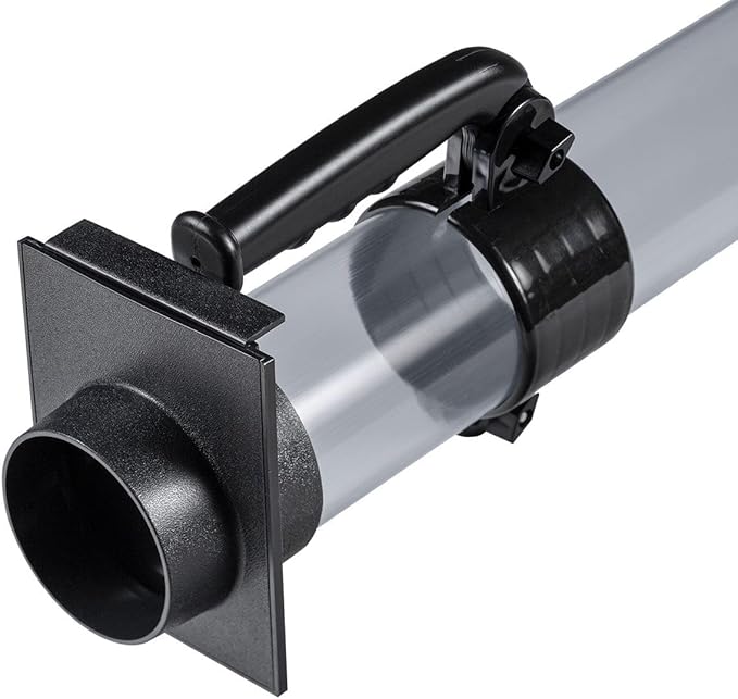 4 Inch Dust Collection 6-Piece Wand Set, For 4" Dust Collection Hose, Includes Tube, Floor Nozzle, Brush Nozzle, Blast Gate, Coupler & Clips