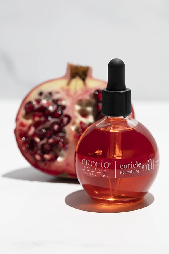 Cuccio Naturale Revitalizing Cuticle /Hydrating Oil For Repaired Cuticles Overnight - Remedy For Damaged Skin And Thin Nails - Paraben /Cruelty-Free Formula - Pomegranate And Fig - 2.5 Oz