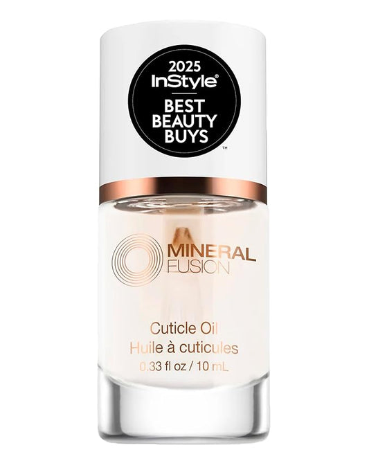 Mineral Fusion Cuticle Oil Nail Treatment - Natural Moisturizer with Vitamin E and Sweet Almond Oil - Softens & Protects Cuticles - Vegan, 99% Naturally Derived Formula - 0.33 oz