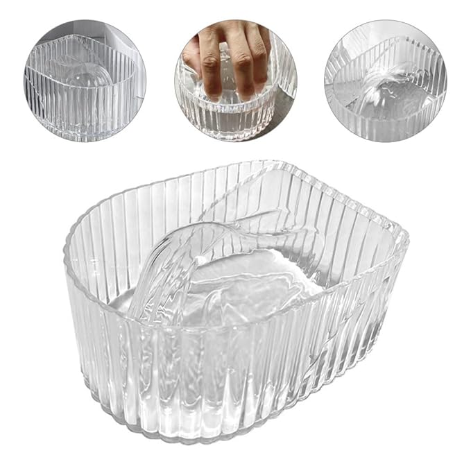 FRCOLOR 2pcs Manicure Hand Soak Bowl Cosmetology Supplies Clear Tray White Gel Manicure Bowl Nail Gel Remover Dish Nail Color Removing Salon Supplies Art Bowls
