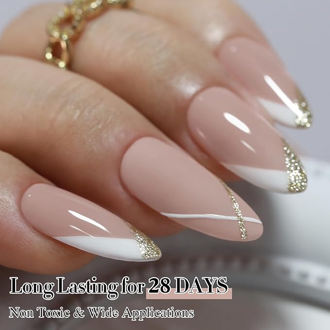 Double Rhythm 15ML Gel Polish Pure Sheer Same Color Same Bottle Soak Off Gel Polish Art Manicure Salon DIY at Home for Women (Milky Khaki-A1467)