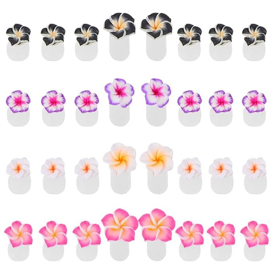 32pcs Toe Separators for Pedicure, Silicone Toe Spacers Flower Nail Art Tools Toes Stretcher for Nail Salon Toes Dividers