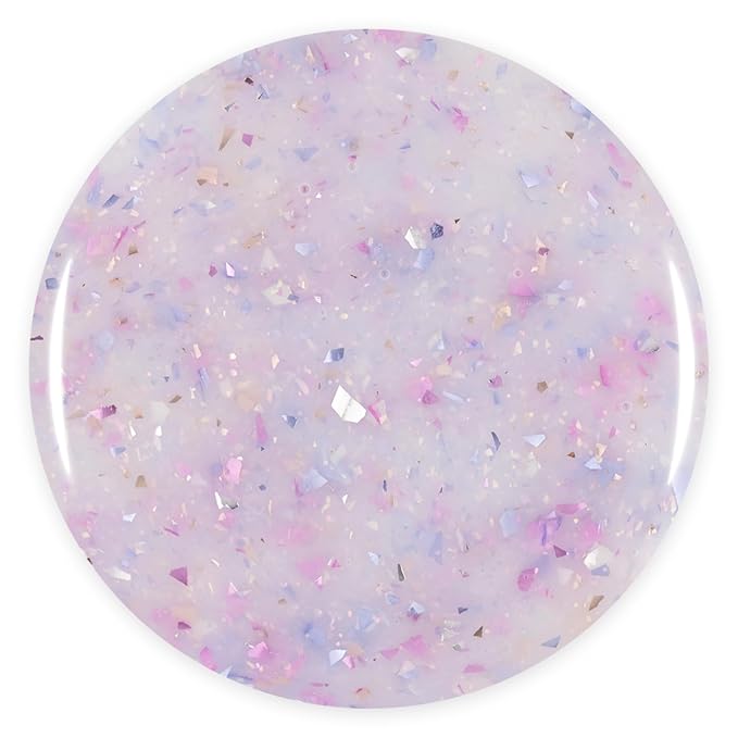 PINK MASK Gel Color Nail Polish White Quartz - Col. My Precious 15ml / o.5 oz - UV/LED Gel Polish, Non Wipe, Long Lasting, Soak Off Formula
