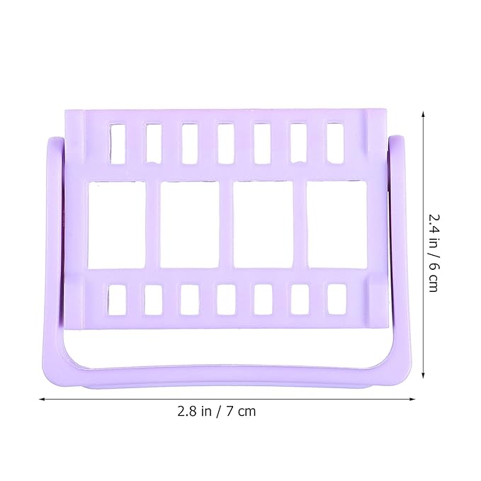 Lurrose 2PCS Nail Drill Bits Holder 16 Holes Drill Bit Organizer Stand Manicure Nail Art Rack Grinding Head Holder for Home