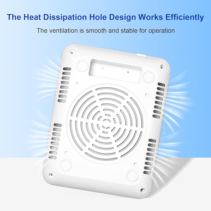 Nail Dust Collector - Ultra-Quiet & Powerful Dust Collector for Nail Techs, Professional Nail Dust Extractor, Perfect for Acrylic Nails, Salon & Home Use