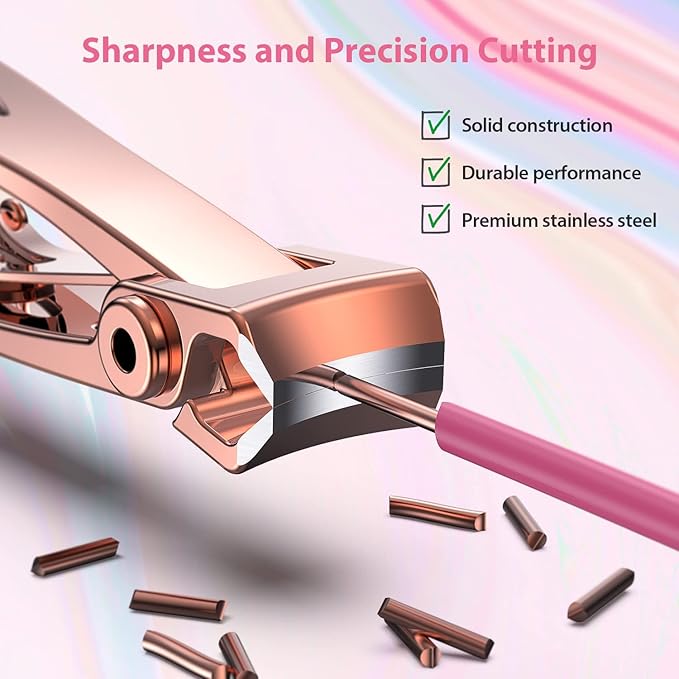 Kaasage Nail Clipper and File, Professional Stainless Steel Heavy Duty Nail Cutter with Ergonomic Long Handle and Sharp Jaw Clip Finger Nails and Thick Toenails Easily, Gift for Adults, Men & Seniors