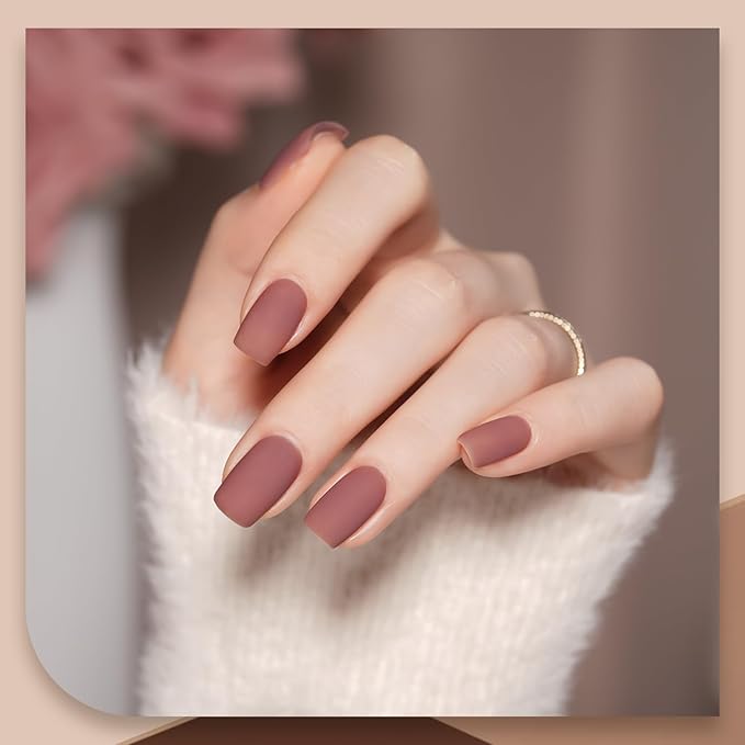 GAOY Hot Fudge Jelly Gel Nail Polish of 6 Transparent Nude Brown Orange Pumpkin Colors Sheer Gel Polish Kit for Salon Manicure and Nail Art DIY at Home