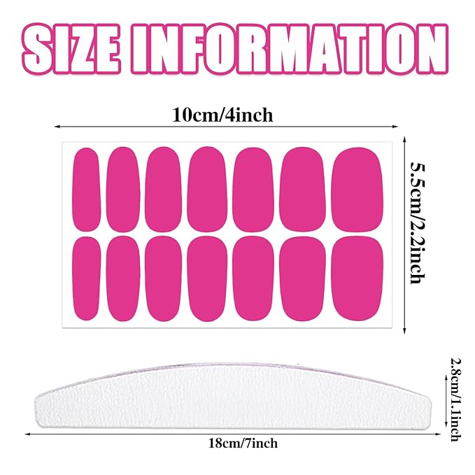 WOKOTO 20 Sheets 440 Pieces Toe Nail Polish Stickers Full Wraps for Women, Solid Nail Polish Strips for Toe Nails, Stick On Nails for Women Gel Nail Strips DIY Nail Art Stickers