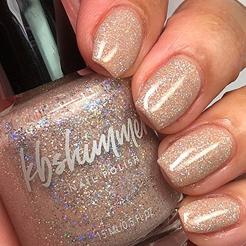 KBShimmer A Hint Of Manila Nail Polish 0.5 oz Full Sized Bottle