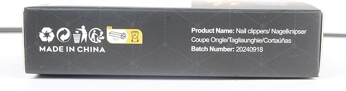 2025 Stocking Stuffers Gifts for Men, Toenail Clippers for Men Thick Nails, Heavy Duty Very Sharp Ingrown Nail Clippers Christmas Xmas Presents for Girls, Black